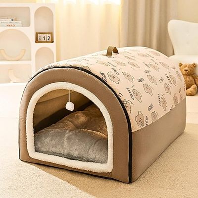 niche-interieure-chien-brune