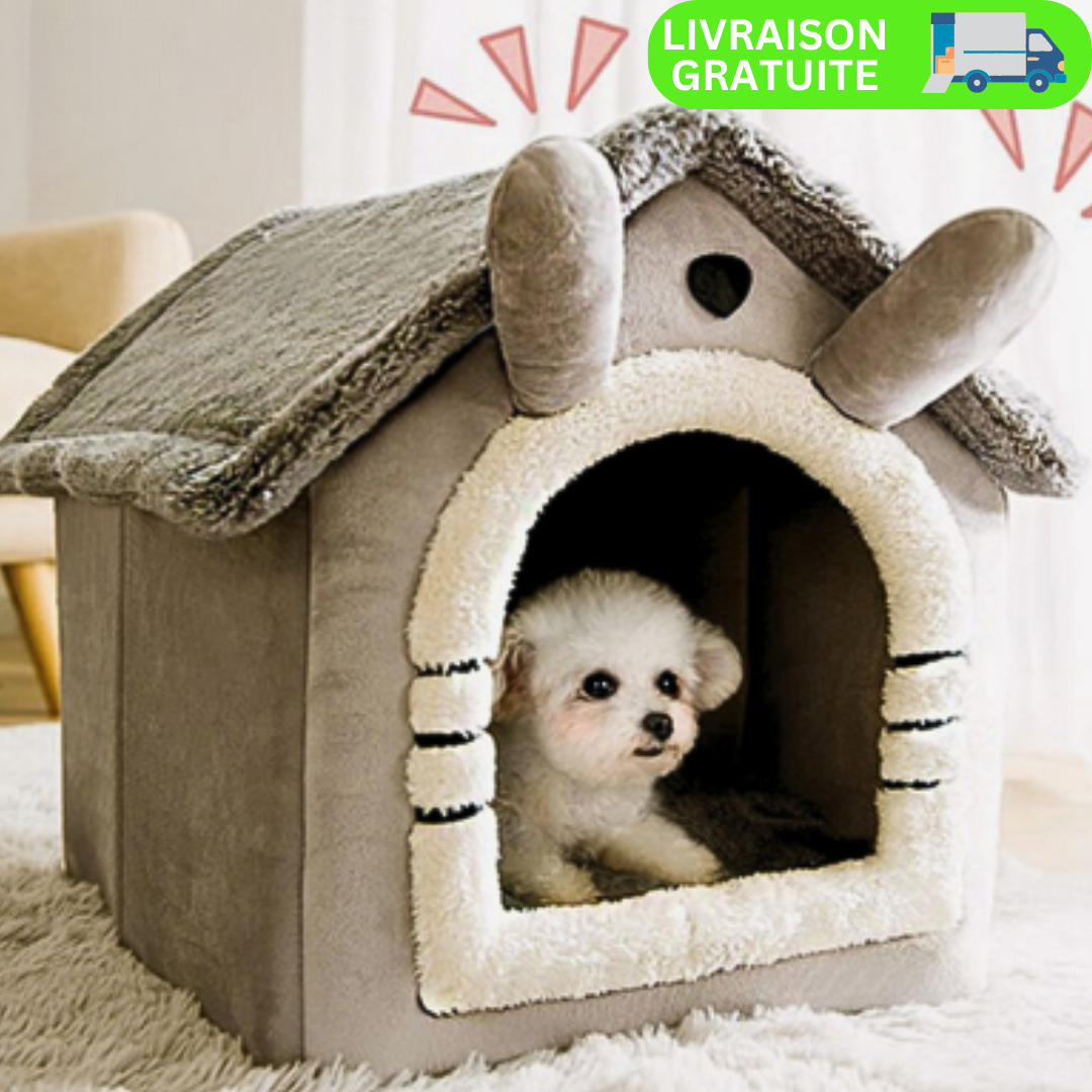 niche-pour-chien-intérieur-confortable