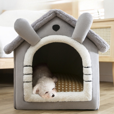 niche-pour-chien-intérieur-matériel