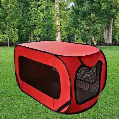 niche pour chien interieur rouge