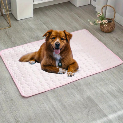 tapis-rafraichissant-chien-rose